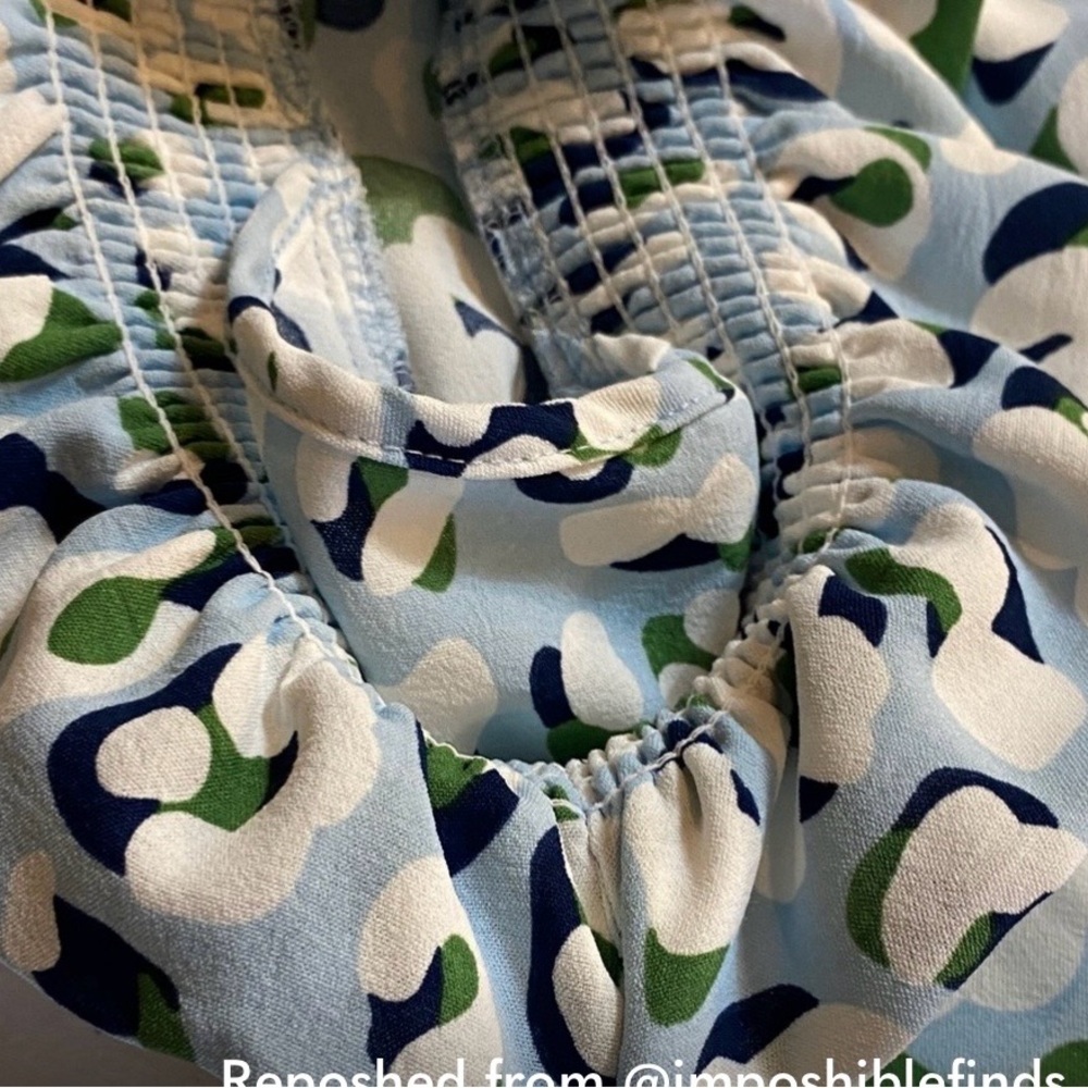 Michelle McDowell🎉🎉 🎉SUNDAY SPEACIAL 🎉🎉🎉Light Blue Floral Leopard Print XL - Picture 8 of 11